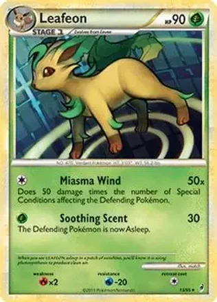 2011 Pokemon Call of Legends #13/95 - Leafeon