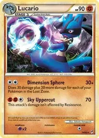 2011 Pokemon Call of Legends #14/95 - Lucario