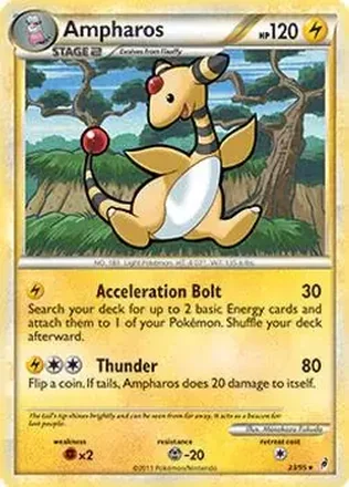 2011 Pokemon Call of Legends #23/95 - Ampharos