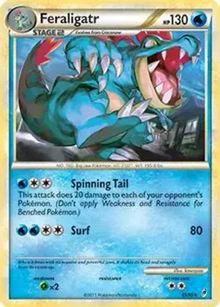 2011 Pokemon Call of Legends #25/95 - Feraligatr