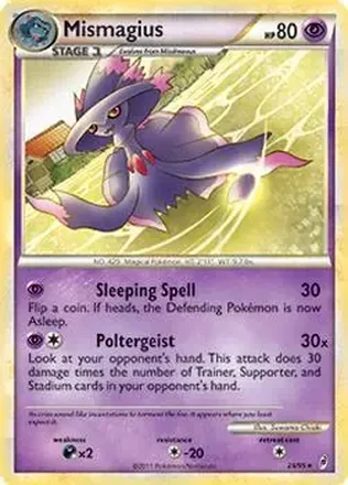 2011 Pokemon Call of Legends #28/95 - Mismagius ex