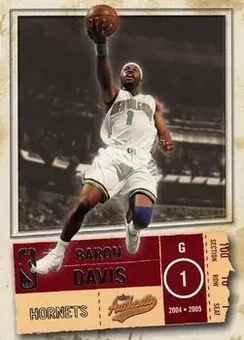 2004-05 Fleer Authentix #5 - Baron Davis - New Orleans Hornets