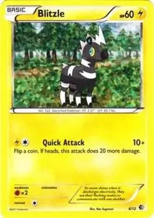 2011 Pokemon McDonald's Collection #6 - Blitzle