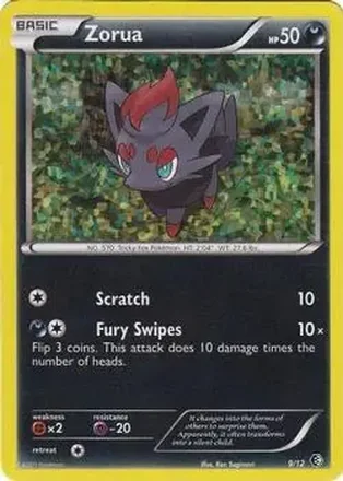 2011 Pokemon McDonald's Collection #9 - Zorua
