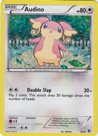 2011 Pokemon McDonald's Collection #12 - Mega Audino ex