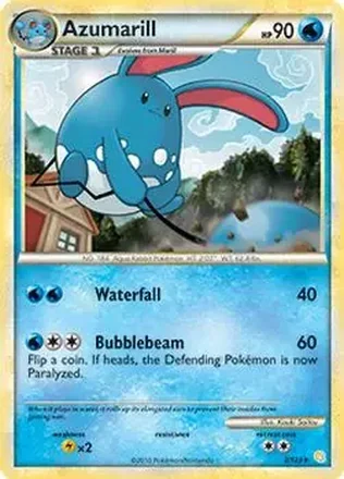 2010 Pokemon HeartGold & SoulSilver #2/123 - Azumarill