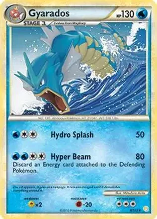 2010 Pokemon HeartGold & SoulSilver #4/123 - Gyarados