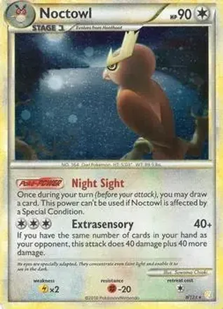 2010 Pokemon HeartGold & SoulSilver #8/123 - Noctowl