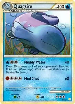 2010 Pokemon HeartGold & SoulSilver #9/123 - Quagsire