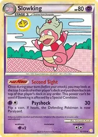 2010 Pokemon HeartGold & SoulSilver #12/123 - Slowking