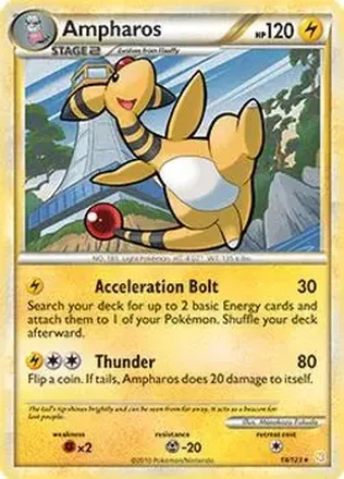 2010 Pokemon HeartGold & SoulSilver #14/123 - Ampharos