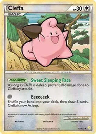 2010 Pokemon HeartGold & SoulSilver #17/123 - Cleffa