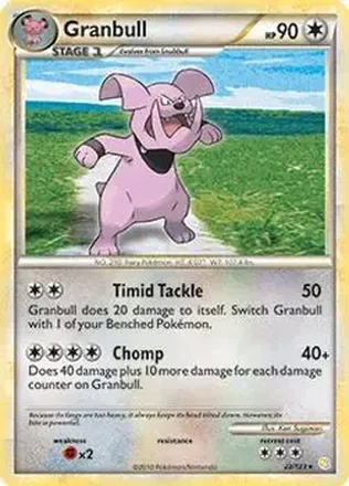 2010 Pokemon HeartGold & SoulSilver #22/123 - Granbull