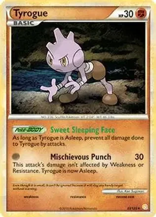 2010 Pokemon HeartGold & SoulSilver #33/123 - Tyrogue