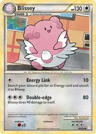 2010 Pokemon HeartGold & SoulSilver #36/123 - Blissey ex