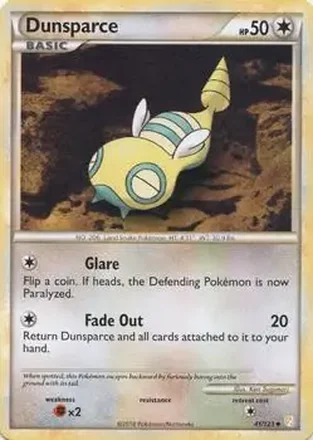 2010 Pokemon HeartGold & SoulSilver #41/123 - Dunsparce