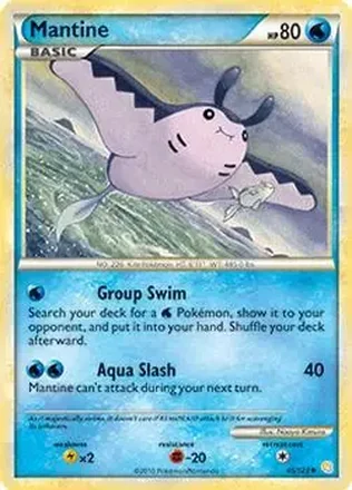 2010 Pokemon HeartGold & SoulSilver #45/123 - Mantine