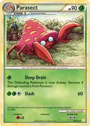 2010 Pokemon HeartGold & SoulSilver #48/123 - Parasect