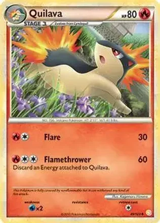 2010 Pokemon HeartGold & SoulSilver feature card