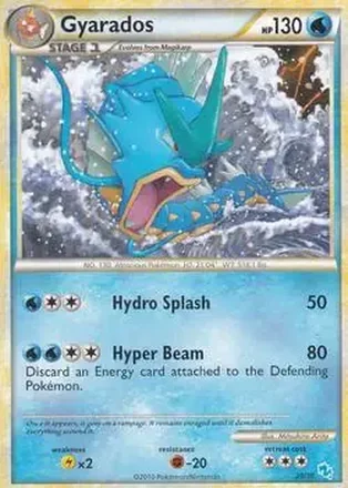 2010 Pokemon HeartGold & SoulSilver Trainer Kit feature card