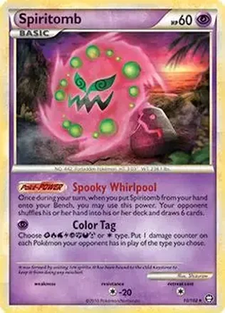 2010 Pokemon HeartGold & SoulSilver Triumphant #10/102 - Spiritomb