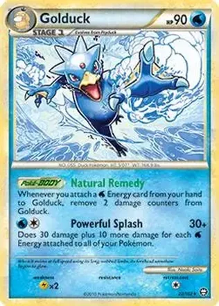2010 Pokemon HeartGold & SoulSilver Triumphant #22/102 - Golduck