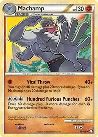 2010 Pokemon HeartGold & SoulSilver Triumphant #26/102 - Machamp