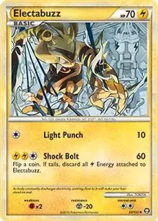 2010 Pokemon HeartGold & SoulSilver Triumphant #33/102 - Electabuzz