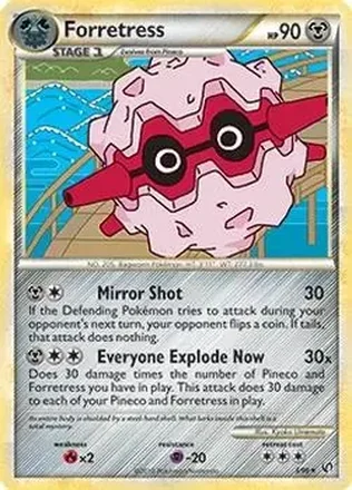 2010 Pokemon HeartGold & SoulSilver Undaunted #3/90 - フォレトス