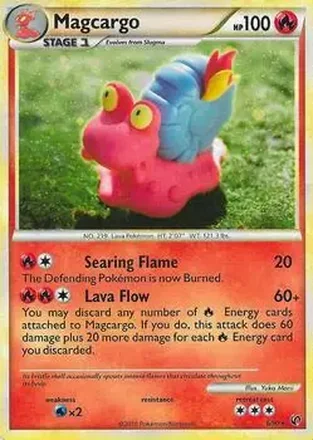 2010 Pokemon HeartGold & SoulSilver Undaunted #6/90 - Ethan's Magcargo