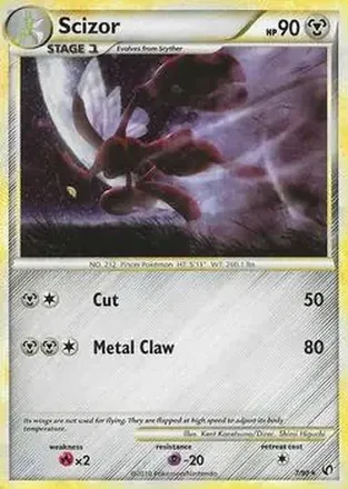 2010 Pokemon HeartGold & SoulSilver Undaunted #7/90 - Scizor