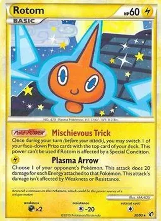 2010 Pokemon HeartGold & SoulSilver Undaunted #20/90 - Rotom