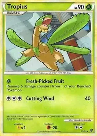 2010 Pokemon HeartGold & SoulSilver Undaunted #22/90 - Tropius