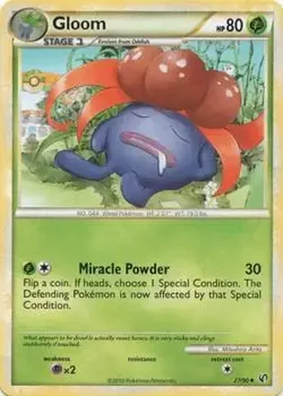 2010 Pokemon HeartGold & SoulSilver Undaunted #27/90 - Gloom