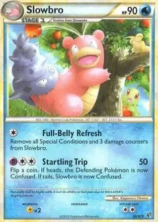 2010 Pokemon HeartGold & SoulSilver Undaunted #38/90 - Slowbro