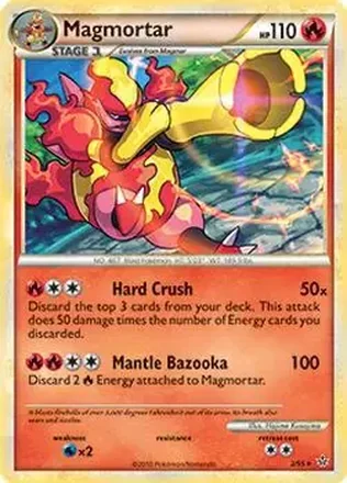 2010 Pokemon HeartGold & SoulSilver Unleashed #2/95 - Magmortar