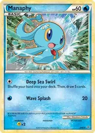 2010 Pokemon HeartGold & SoulSilver Unleashed #3/95 - Manaphy