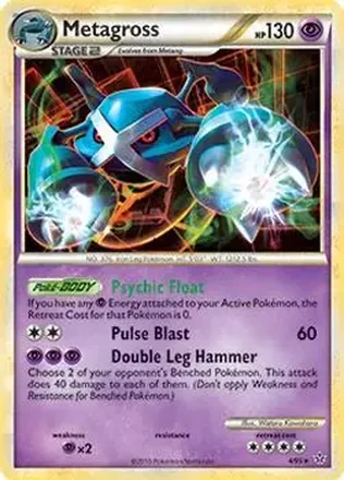 2010 Pokemon HeartGold & SoulSilver Unleashed #4/95 - Metagross