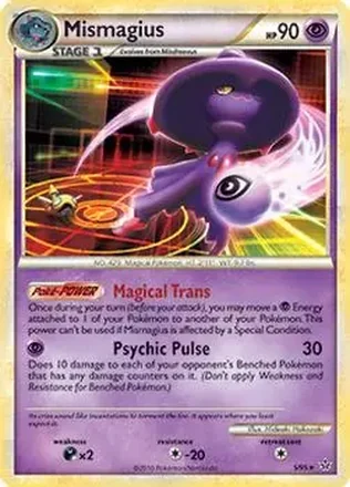 2010 Pokemon HeartGold & SoulSilver Unleashed #5/95 - Mismagius ex