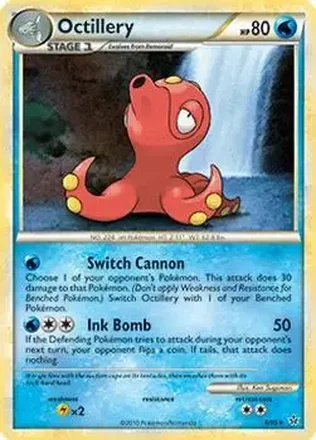 2010 Pokemon HeartGold & SoulSilver Unleashed #6/95 - Octillery