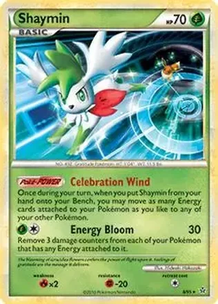 2010 Pokemon HeartGold & SoulSilver Unleashed #8/95 - Shaymin