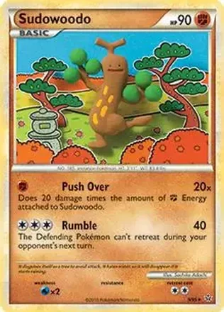 2010 Pokemon HeartGold & SoulSilver Unleashed #9/95 - Sudowoodo