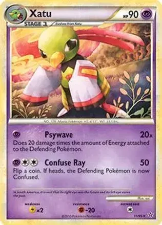 2010 Pokemon HeartGold & SoulSilver Unleashed #11/95 - Xatu