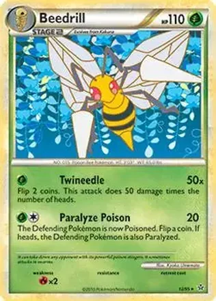 2010 Pokemon HeartGold & SoulSilver Unleashed #12/95 - Beedrill