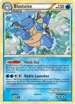 2010 Pokemon HeartGold & SoulSilver Unleashed #13/95 - Blastoise