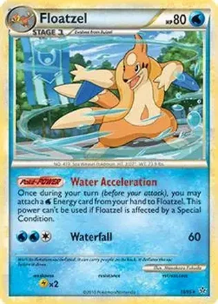 2010 Pokemon HeartGold & SoulSilver Unleashed #16/95 - Floatzel