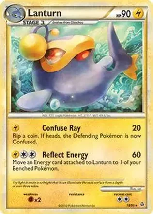 2010 Pokemon HeartGold & SoulSilver Unleashed #18/95 - Lanturn