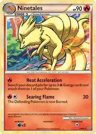 2010 Pokemon HeartGold & SoulSilver Unleashed #20/95 - Ninetales