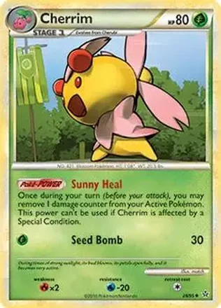 2010 Pokemon HeartGold & SoulSilver Unleashed #28/95 - Cherrim