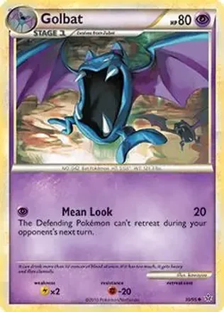 2010 Pokemon HeartGold & SoulSilver Unleashed #30/95 - Golbat
